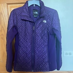 The North Face Women's Quilted Purple Ski Jacket